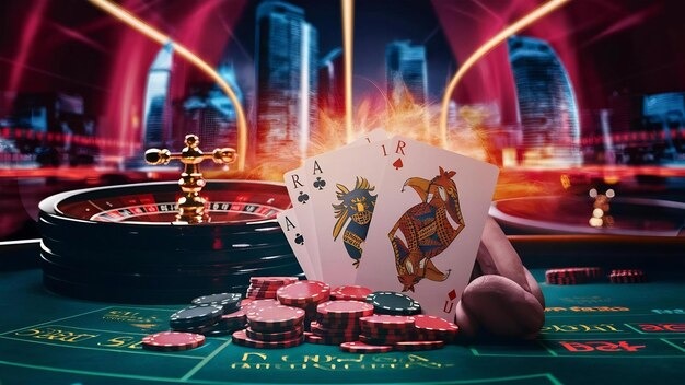Dragon Tiger card game display on sabi4d slot live-dealer table